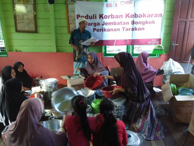 Bantuan Logistik untuk Korban Kebakaran Kaltara